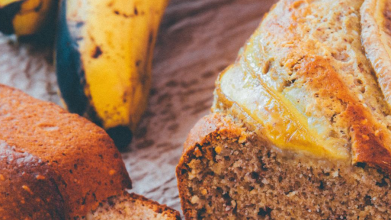 Recette de Banana Bread aux cacahuètes 