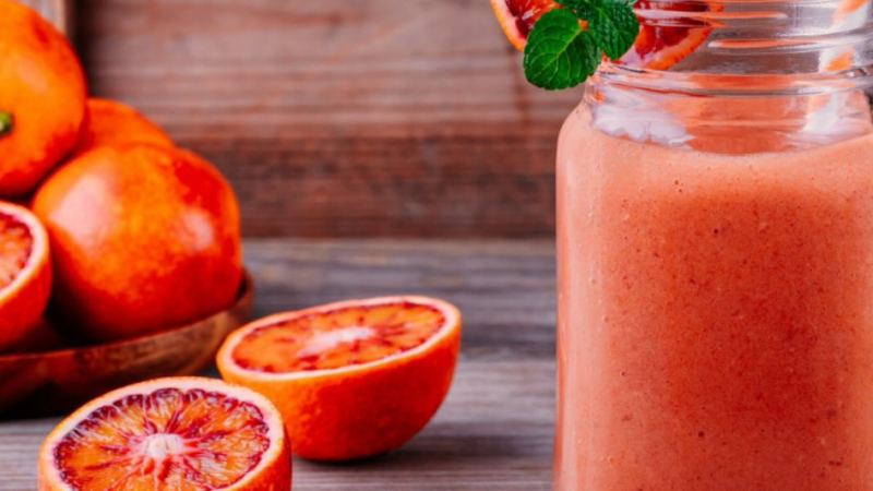 Recette de smoothie à l'orange sanguine