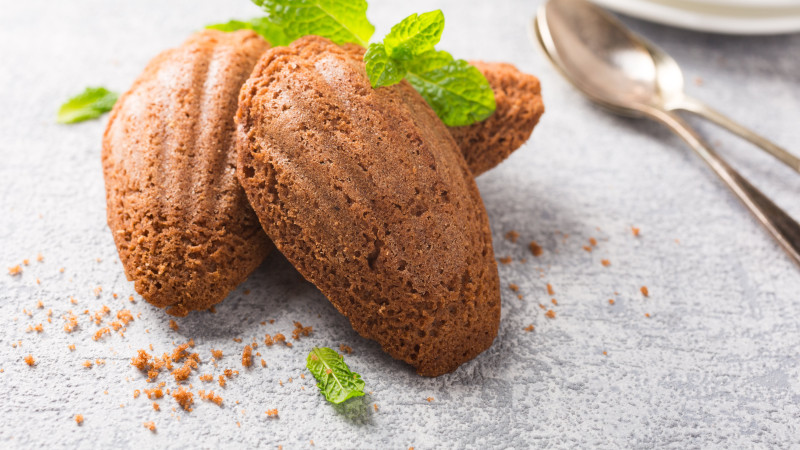 Recette des madeleines au chocolat et à l'orange