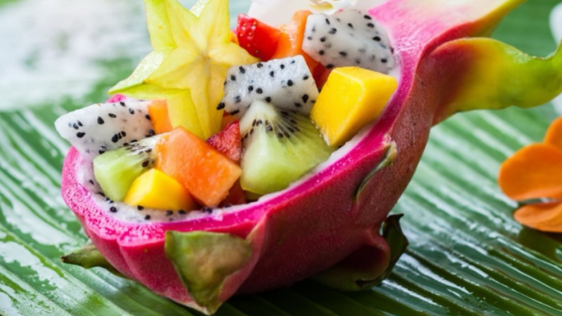 Recette de mini salade de fruits exotiques