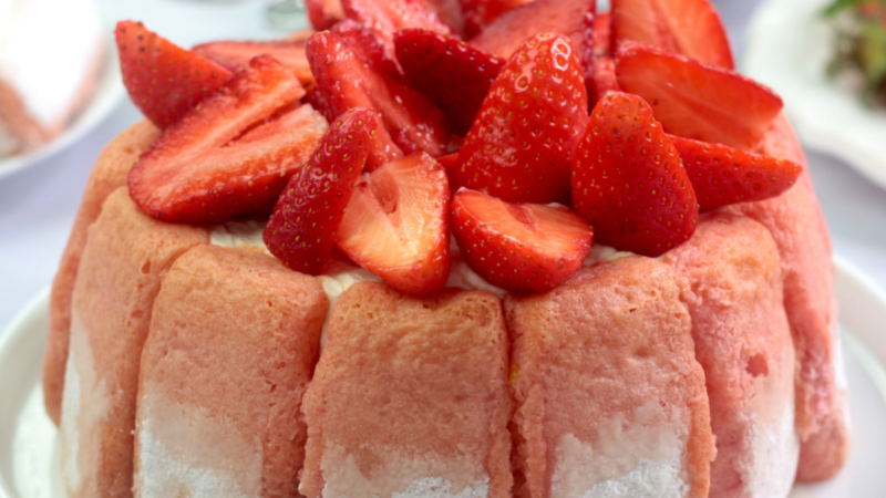 Recette de charlotte aux fraises