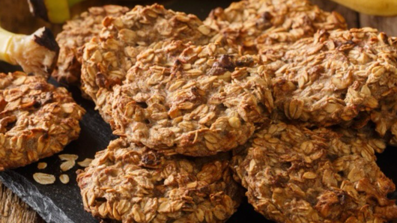 Biscuits d'avoine à la banane