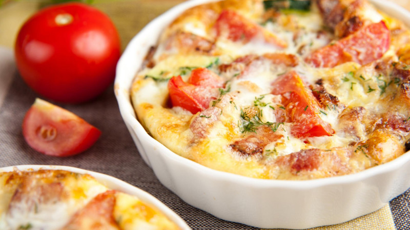 Gratin de légumes à l'emmental