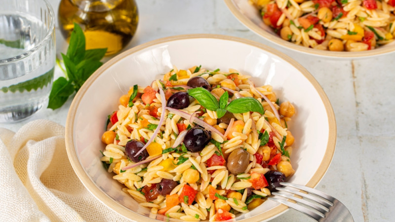 salade de pâtes orzo